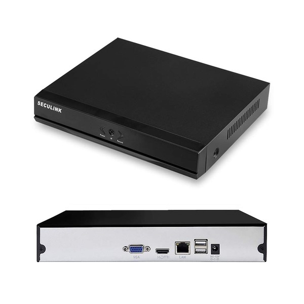 Seculink 16-Channel 4K NVR (1080p/3MP/4MP/5MP/8MP) Ultra HD Network Video Recorder