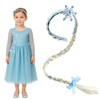 BOULESENM Girls Headband Braid, Girls Wigs Hairpiece, Blue Braid Band,
