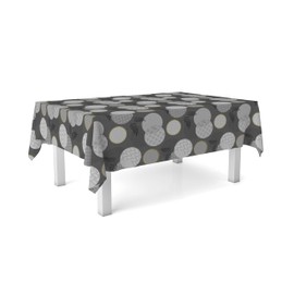 Martina Home Tablecloth Oilcloth Lens Black 200 x 140 cm