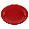 G.E.T. OP-120-CR Melamine Oval Serving Platter / Dinner Plate, 12"