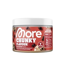 More Chunky Flavour, Stracciatella, 150 g, Vegan, Flavour Powder for Sweetening, Low in Sugar and Calories, with Inulin and Lactase – Made in Germany | Flavour powder for sweetening, without much sugar and calories, with inulin and lactase