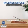 12x15g Incense Sticks with Incense Sticks Holder for Meditation, Aromatherapy,
