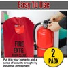 Amylove 2 Pcs Fire Extinguisher Cover Large Size 5-13 LB