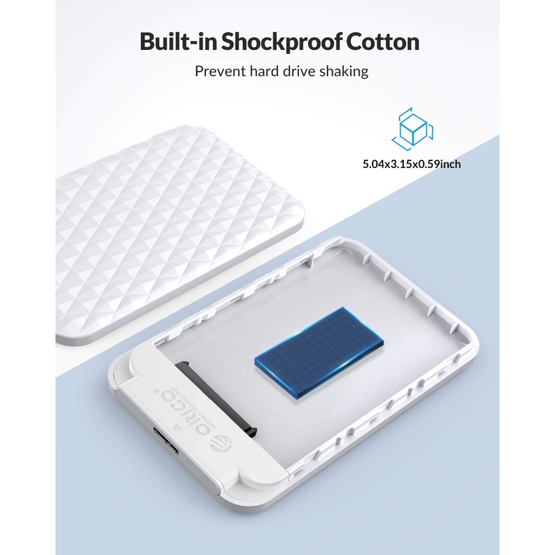 ORICO 2.5 inch SATA USB3.0 HDD Hard Drive Disk Portable