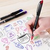 EYEYE Needle Rollerball Pens 0.5mm, 3 Assorted Colors Extra Fine
