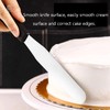 Kitchen Spatulas Set, Silicone and Stainless Steel (Straight, 10-Inch Blade)