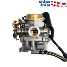 MMG Performance Adjustable CARBURETOR with electric choke for 50cc 80cc GY6 Engines