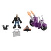 Imaginext City Burglar and Cycle