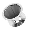 TEHAUX Stainless Dripper with Double Layer Mesh Filter Easy to