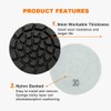 Diamond Concrete Polishing Pads - BRSCHNITT 6pcs 4 inch Grit#30