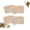 KICHOUSE 300pcs Drawstring Tea Bag Empty Pouch for Loose Leaf