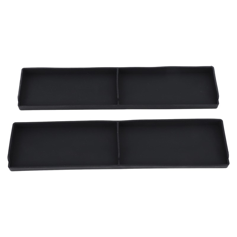 2PCS Stove Top Shelf Silicone Spice Rack Magnetic Back 2