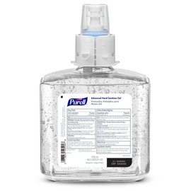 PURELL Advanced Hand Sanitizer Gel, Clean Scent, 1200 mL Refill for PURELL ES6 Automatic Hand Sanitizer Dispenser (Pack of 2) - 6463-02