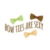 CafePress Bow Ties are Sexy Euro Oval Car Bumper Magnet