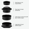 POLIGO Smash Burger Press Kit - 4 in 1 Hamburger