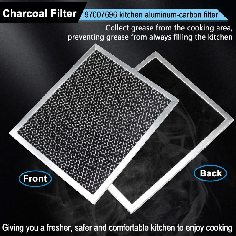97007696 Charcoal Filter Replacement for Range Hood 41F Grease Filter
