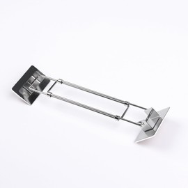 LITHESOMER RV/Camper/Travel Trailer Bathroom Corner Storage Bar, Stainless Steel, RV Bath Accessory for Securing Toiletries - 1 Pack