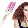 Barrel Wand Curling Iron 3 Barrel Heat Up Quickly Curling