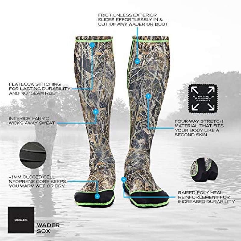 Wetsox Frictionless Wader Socks - Slip Easily In & Out