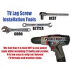 Complete M6x20mm TV Wall Mount Installation Fastener Kit • Bracket