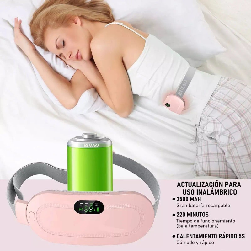 Cinturon Eléctrico Bolsa Termica Para Colicos Menstruales