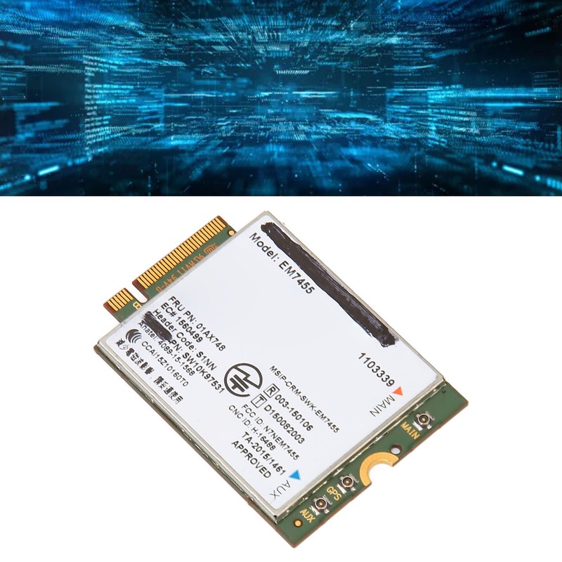 4G LTE Network Card EM7455 300Mbps Multi Band Compatible Wireless