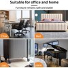 16 PCS Felt Furniture Coasters Caster Cups, Bed Office Chair