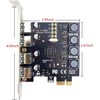 PCI-E to USB 3.0 5Gbps 4 Ports Expansion Card,Internal Converter