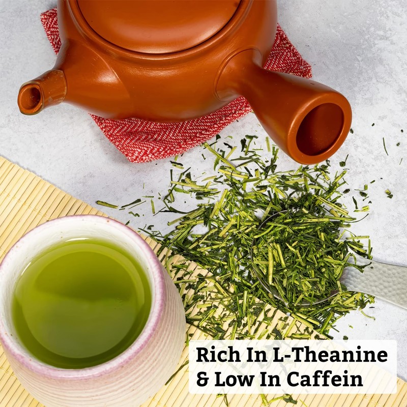 SUGIMOTO TEA Japanese Kukicha Stem Green Tea Loose Leaf 3.0