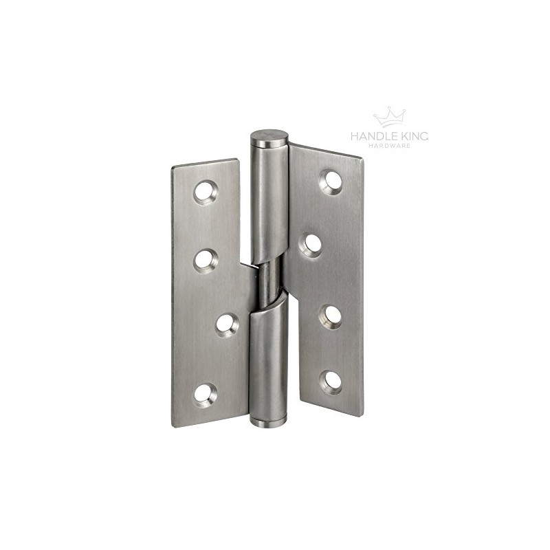 Rising Butt Hinges for Internal Door Handles (Left Handed) Satin