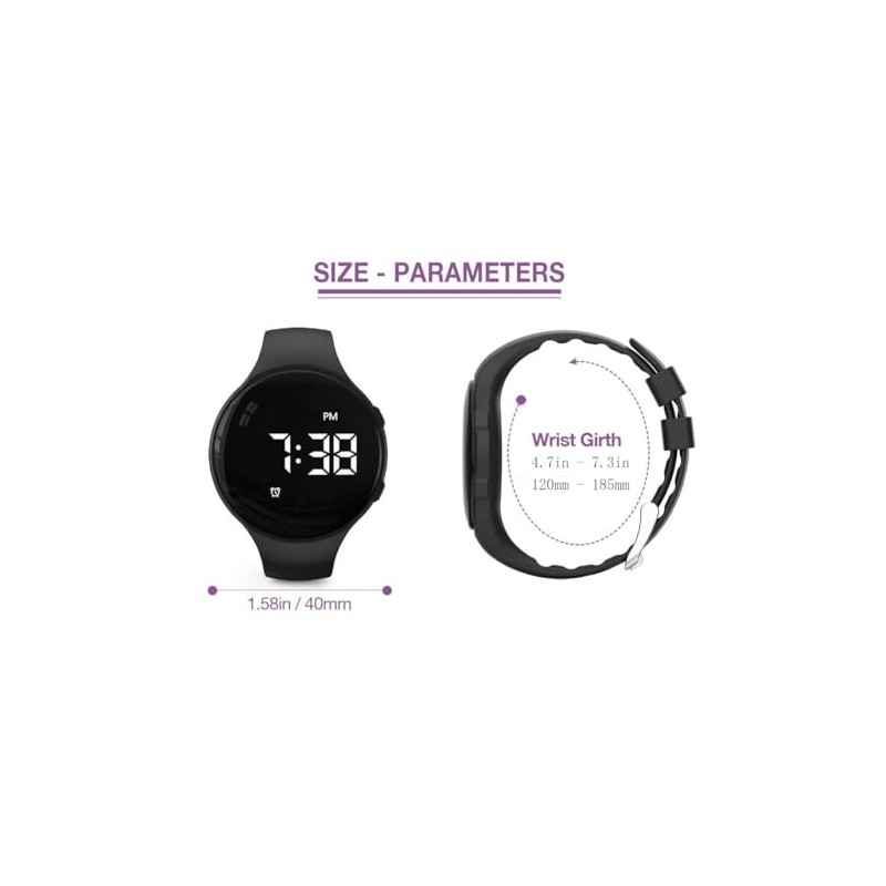 Vibrating Alarm Reminder Watch Silent Wake Up Watch - with