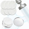 xcivi 30 PCS Filtered Shower Head Sediment Pads Compatible with