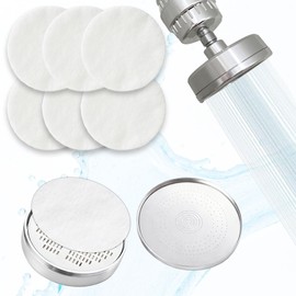 xcivi 30 PCS Filtered Shower Head Sediment Pads Compatible with AquaHomeGroup Filtered Shower Head, Protect Your Skin & Hair From Rust, Dust, Sand And Other Impurities In Your Water