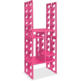 Lockerbones - 12" Plastic (Hot Pink) Locker Organizer / Shelf System