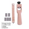 Leather Belt Cutter, Leather Adjustable Wooden Strip Cutter Tool Strap