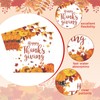 Pivarae Thanksgiving Plates and Napkins Sets - 25 9" Square