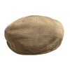 Broner Mens Polyester Knit Berkshire Ascot Ivy Cap, Tan, Large