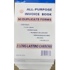 ALL PURPOSE INVOICE BOOK 50 DUPLICATE FORMS 10 BOOKS 8