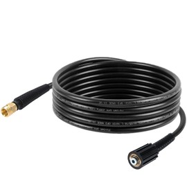 McFilter High Pressure Hose Extension 5 m for Pressure Washers Kränzle Quadro Series, Kärcher HD Series (without EasyLock) - NW 6 x 1, 200 bar, 60 °C, Connections M22 x 1.5 IG / M22 x 1.5 AG