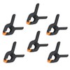 Pack of 6 Plastic Spring Grip Clamps 3 Inches Quick Grip Craft Wood Work Clamp