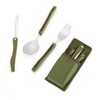 BlueSunshine Compact Foldable Cutlery Utensil Set for Travel Outdoor Camping