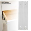 16 mm Mini Aluminium Alloy Durable Smooth Slideway for Drawer