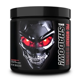 NX Sports The Shadow! 350mg of Caffeine Hard Core Preworkout -Electric Energy, Mental Focus, Superhuman Strength, Men & Women - Watermelon 30 Servings