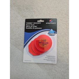 Sportcraft Turbo Air Hockey Power Pucks Set of 3 Two Round Smothest Best Flow.
