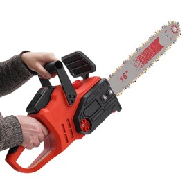 GMSLuu Electric Cordless Chainsaw，800W Battery-powered Chain Saw Electric Chainsaw Electric Power Chainsaw for Wood Cutting Tree Trimming Gardening Camping.