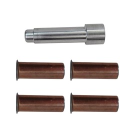 Door Hinge Pin Liners Busing Kit Compatible for Jeep Wrangler CJ7 CJ5 TJ YJ Models, 4pcs Bushings & 1 Door Bushing Removal Tool