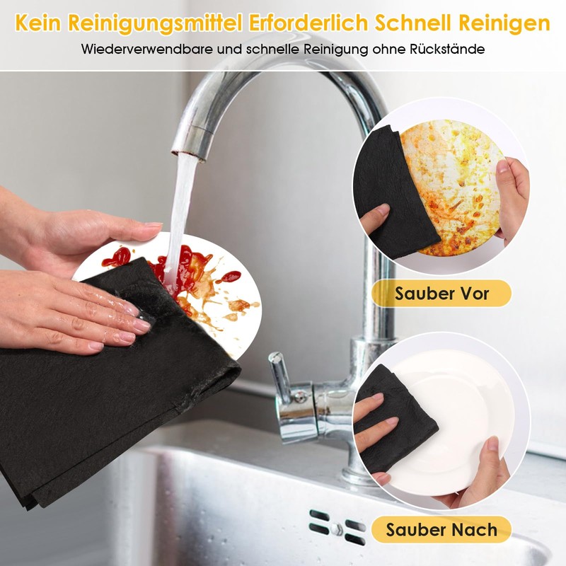 VEVOQIM Thickened Magic Cleaning Cloth Reusable Microfibre Magic Cleaning Cloth