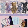 VICHE CATT Bear Fur Back Charm Bling Cute Lanyard Key