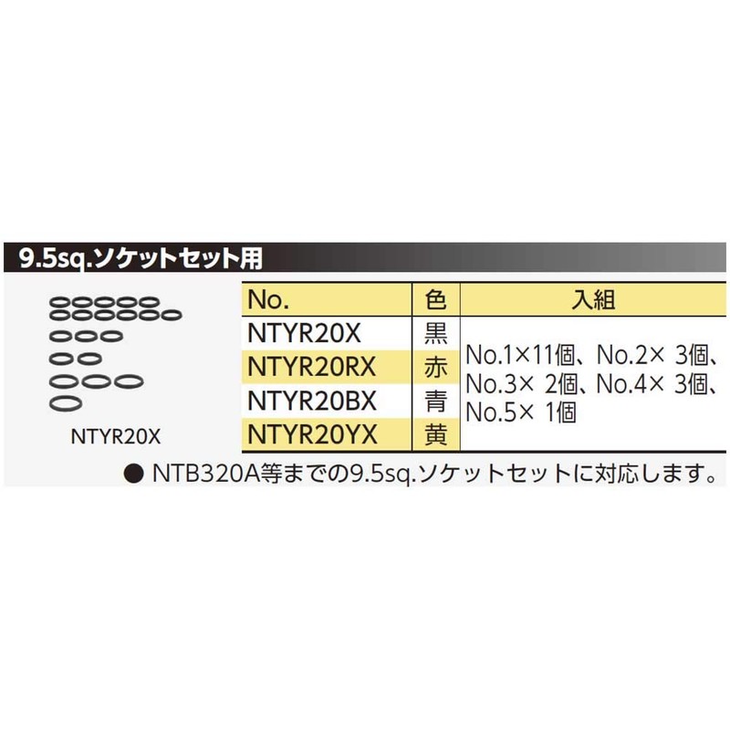 KTC (ke-te-si-) nepurosu 9.5 mm (3 8/) Socket Set for
