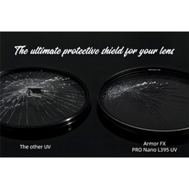 NiSi 46mm Armor FX PRO Nano L395 UV Filter - Explosion-Proof Ultraviolet Protector Lens Filter, Cine Optical Glass with Double-Sided Multi-Layer ​Nano Coating